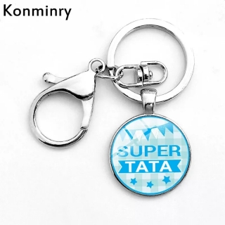 Přívěsek na klíče Super Tata 