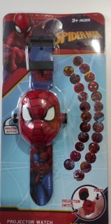 Hodinky Spiderman a projektor 