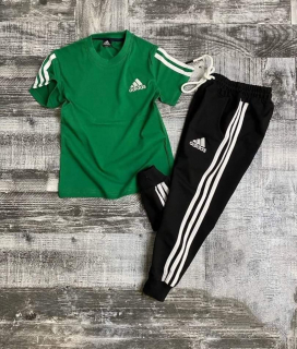 Komplet Adidas zelený 