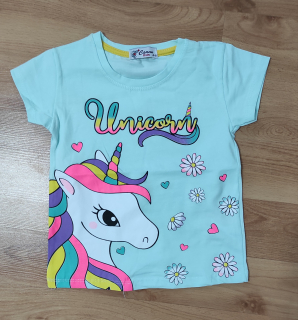 Tričko Unicorn mint