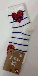 Ponožky love bílo-modré