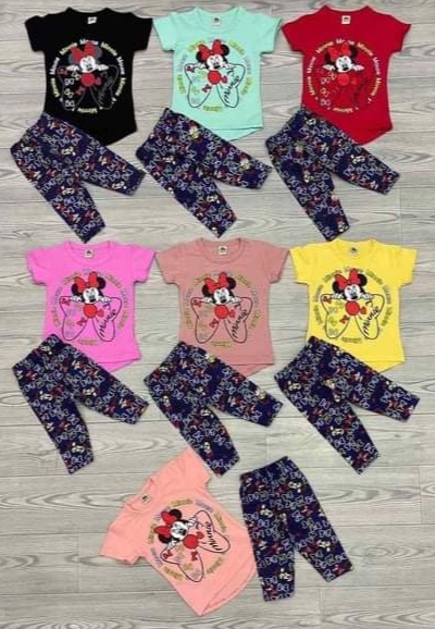 Barevný letní komplet Minnie Mint 