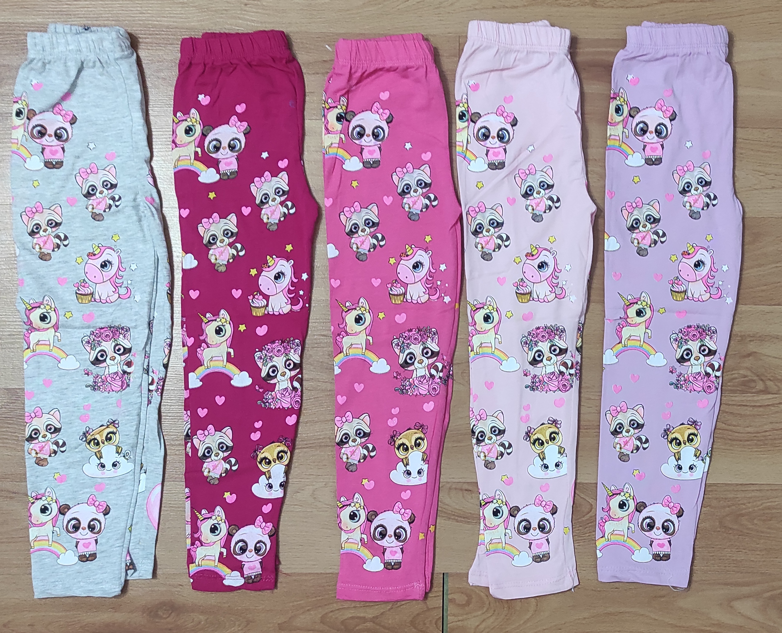 Úžasné legíny Pet shop fialova
