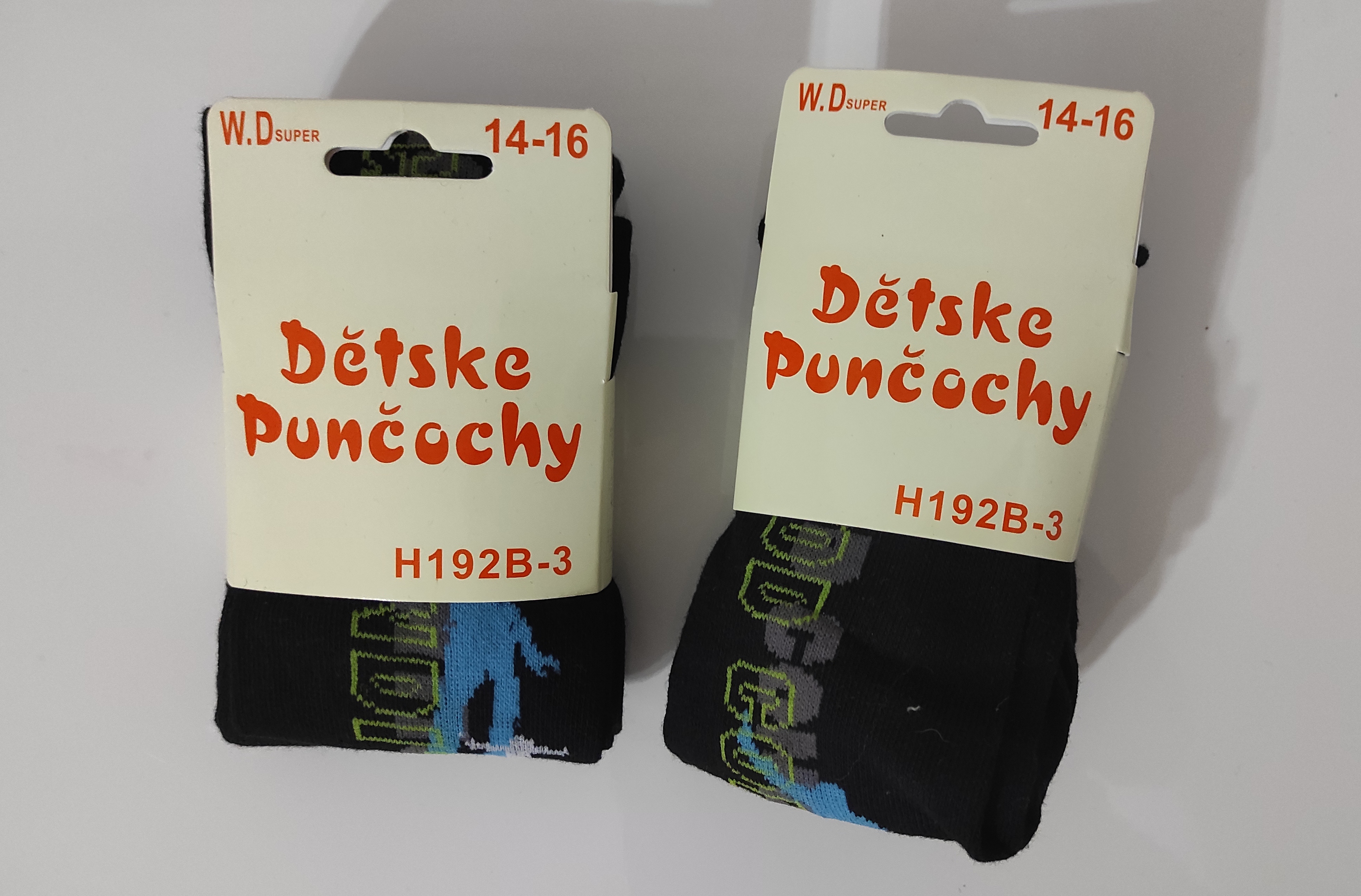 Punčocháče dětské chlapecké vel. 14-16let 