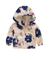 Tenká Šusťáková bunda flower vel.110