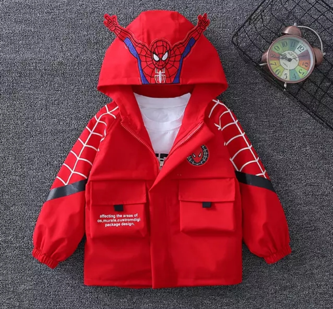 Bunda Spiderman červená vel. 110