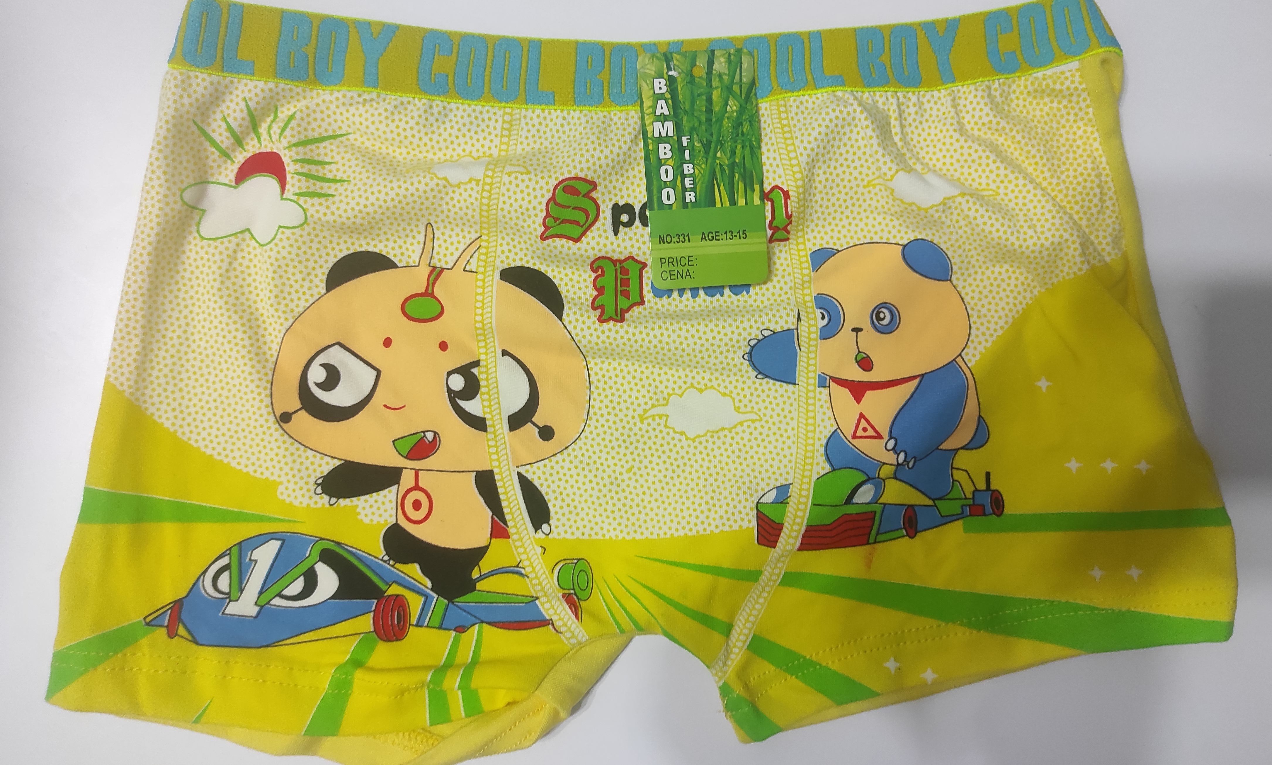Boxerky cool boy medvídci 13-15let