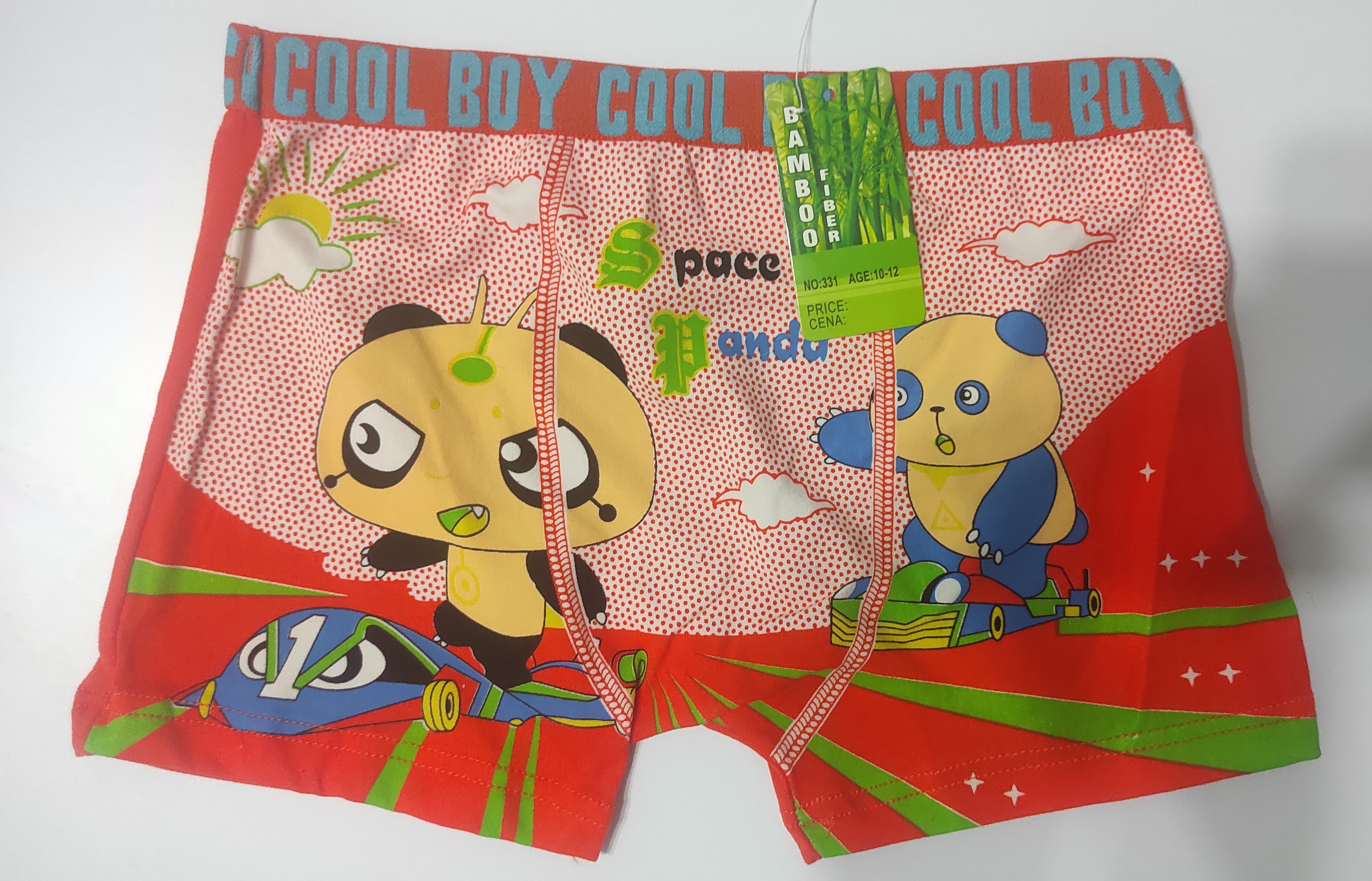 Boxerky cool boy medvídci 10-12let