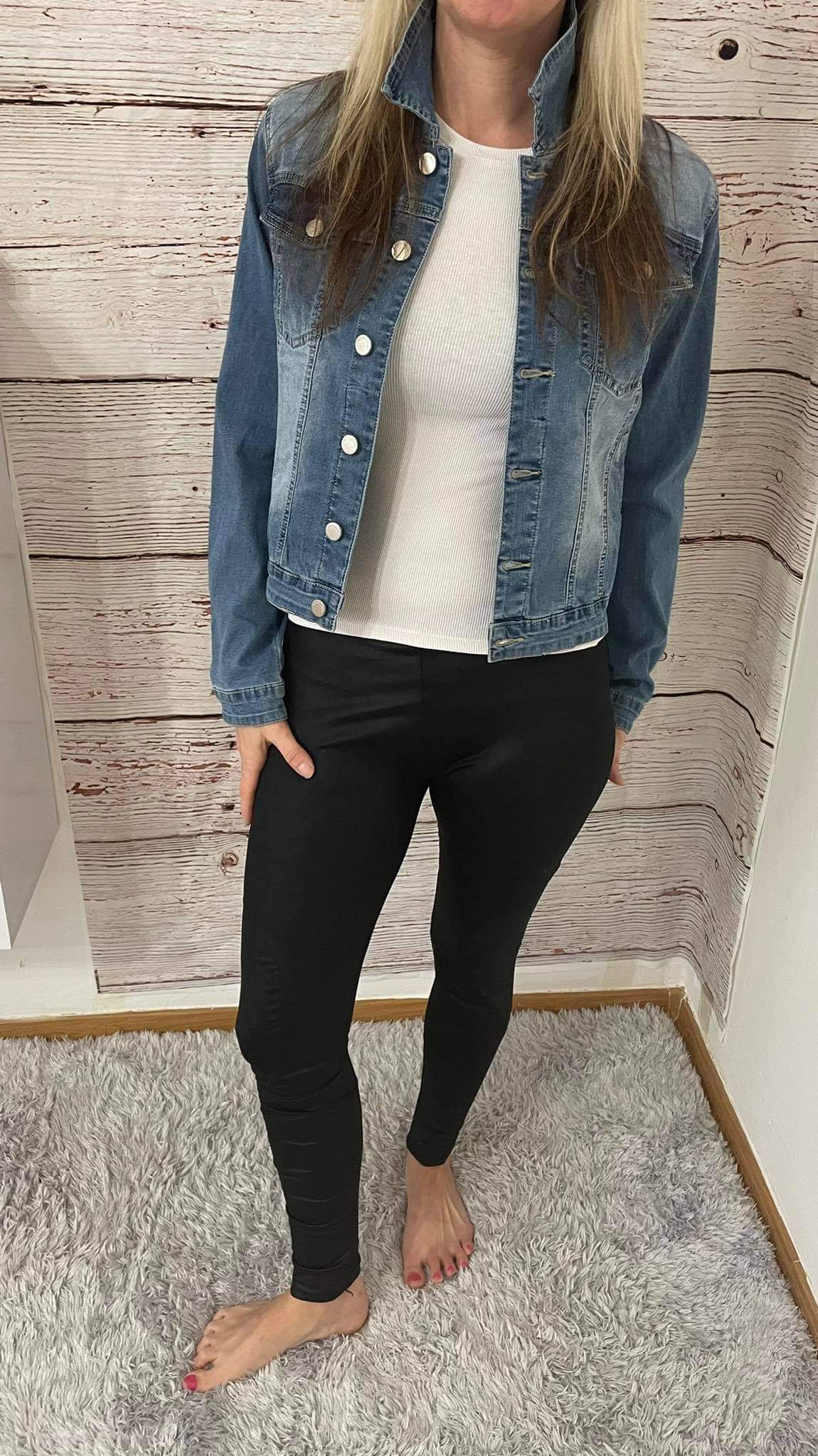 Riflová bunda s odnímatelnými zády
