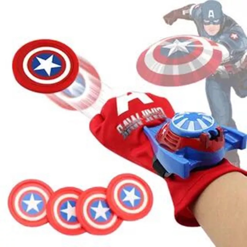 Vystřelovací ruka Avengers s žetony 
