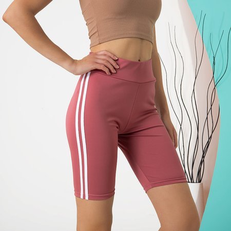 Legíny sportovní (cyklistické) Růžové tmavě