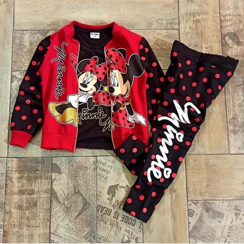 Třídílný komplet Minnie Top