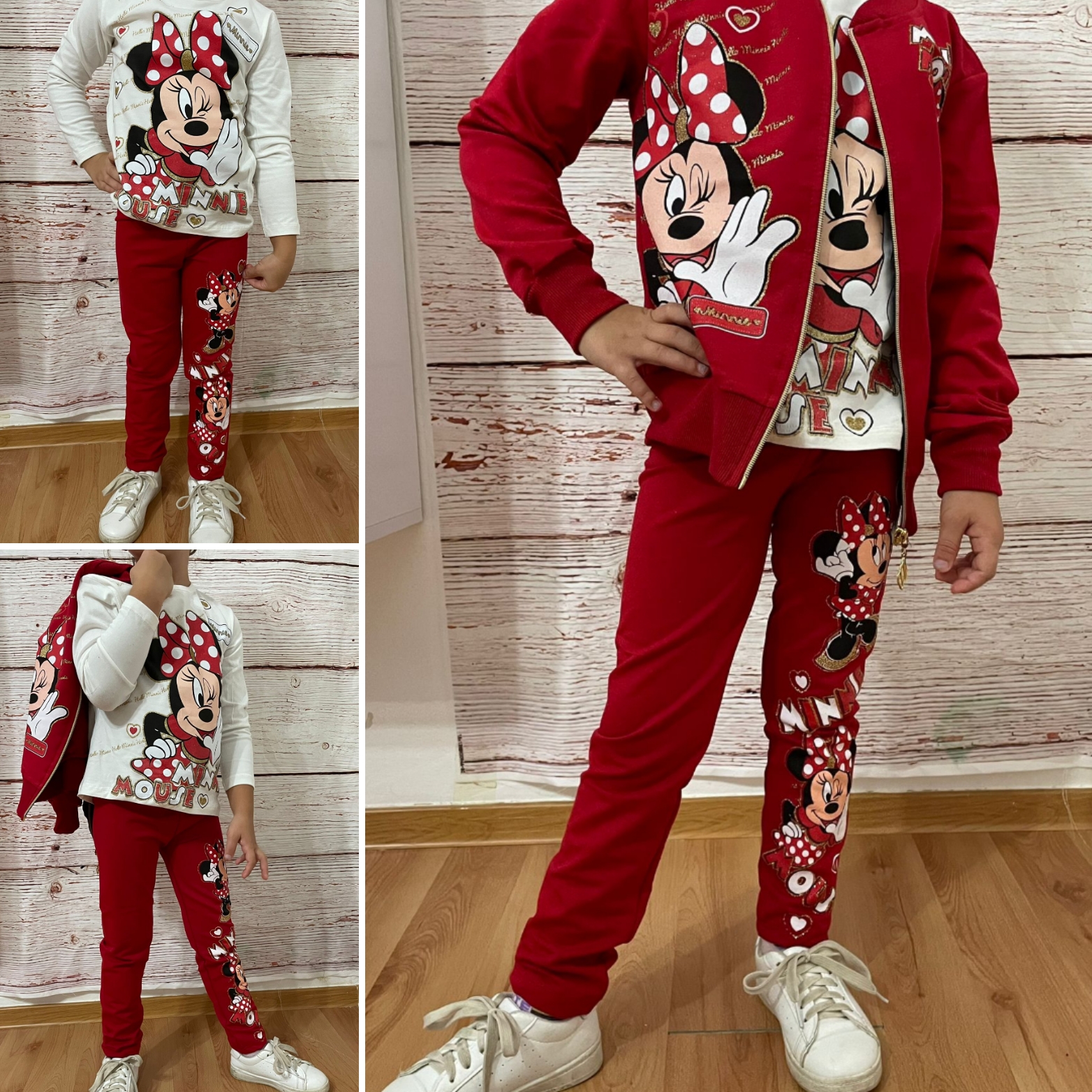 Třídílný komplet Red Minnie
