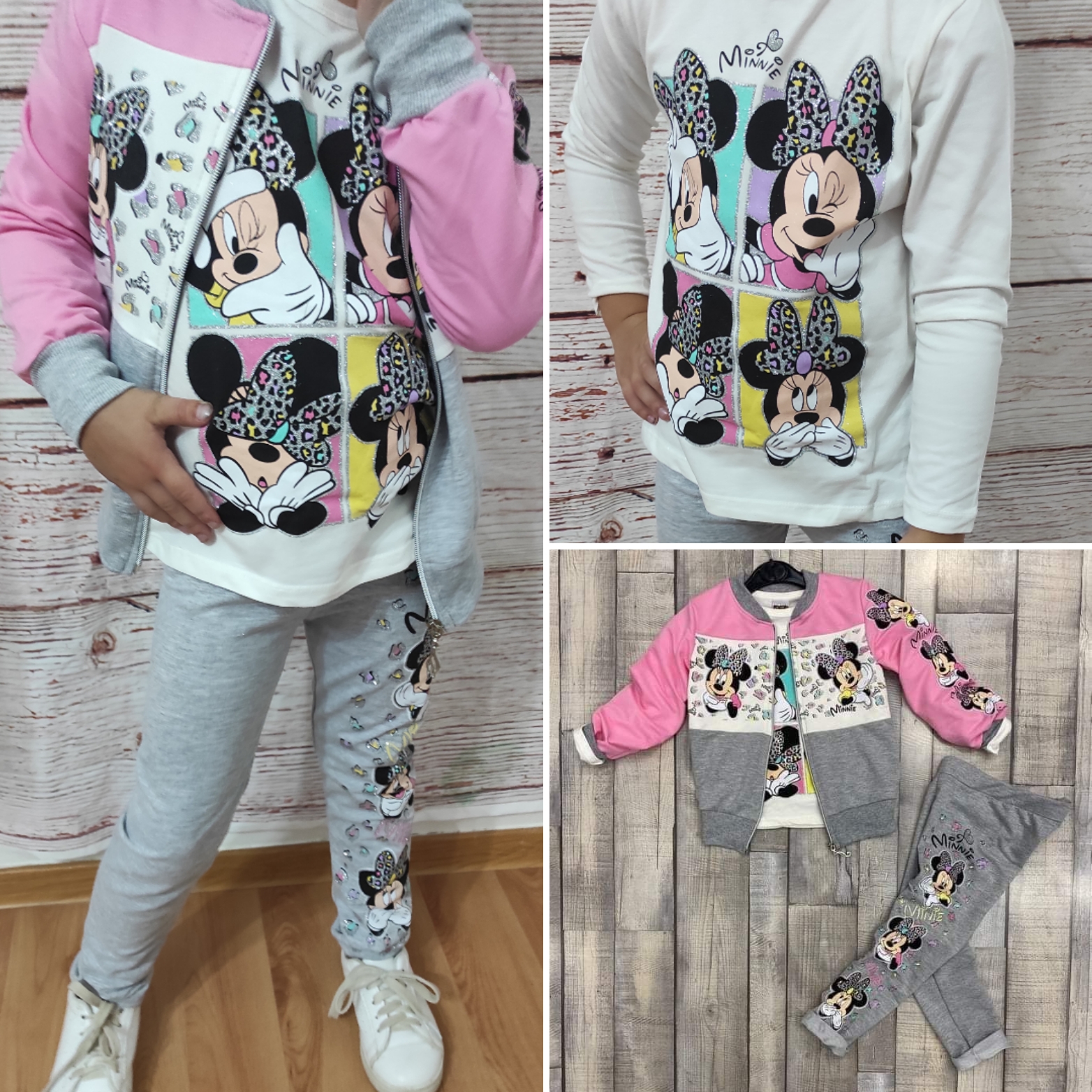 Komplet Sweet Minnie pink