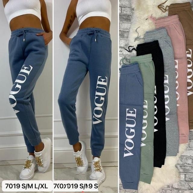 Zateplené tepláky Vogue zelené