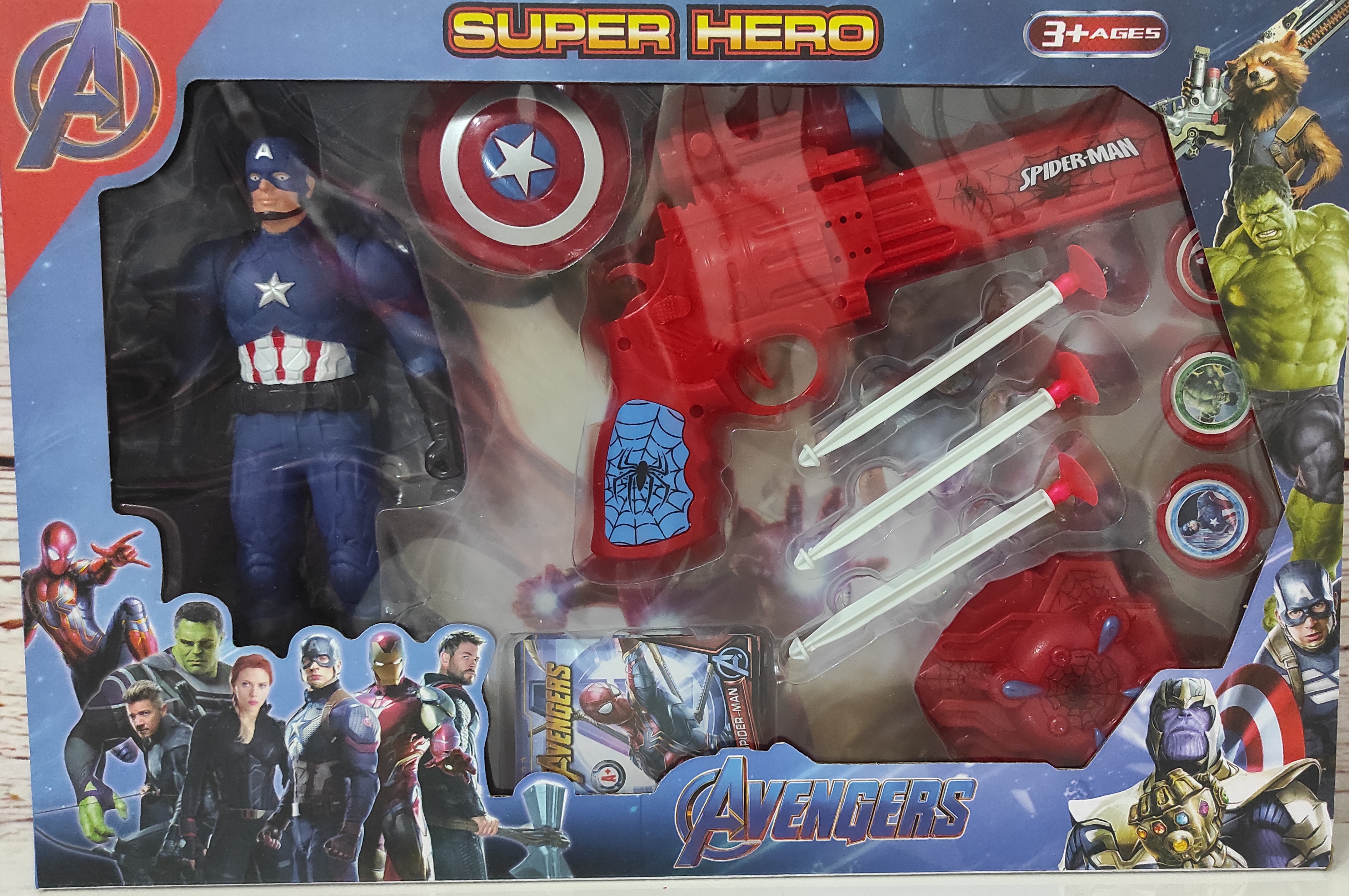Sada Super hero pistole a příslušenství 