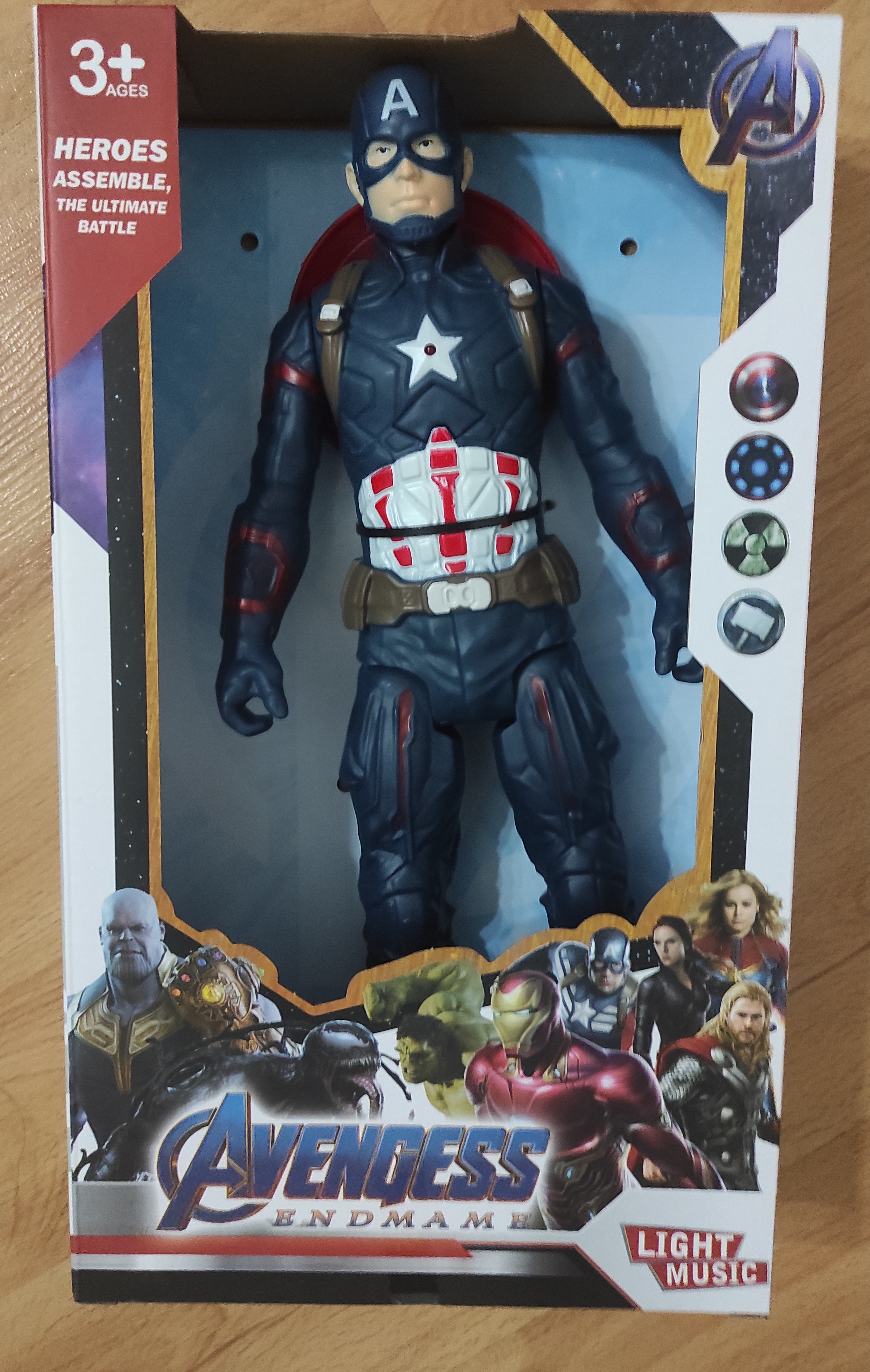 Postavička Kapitán Amerika 30cm 