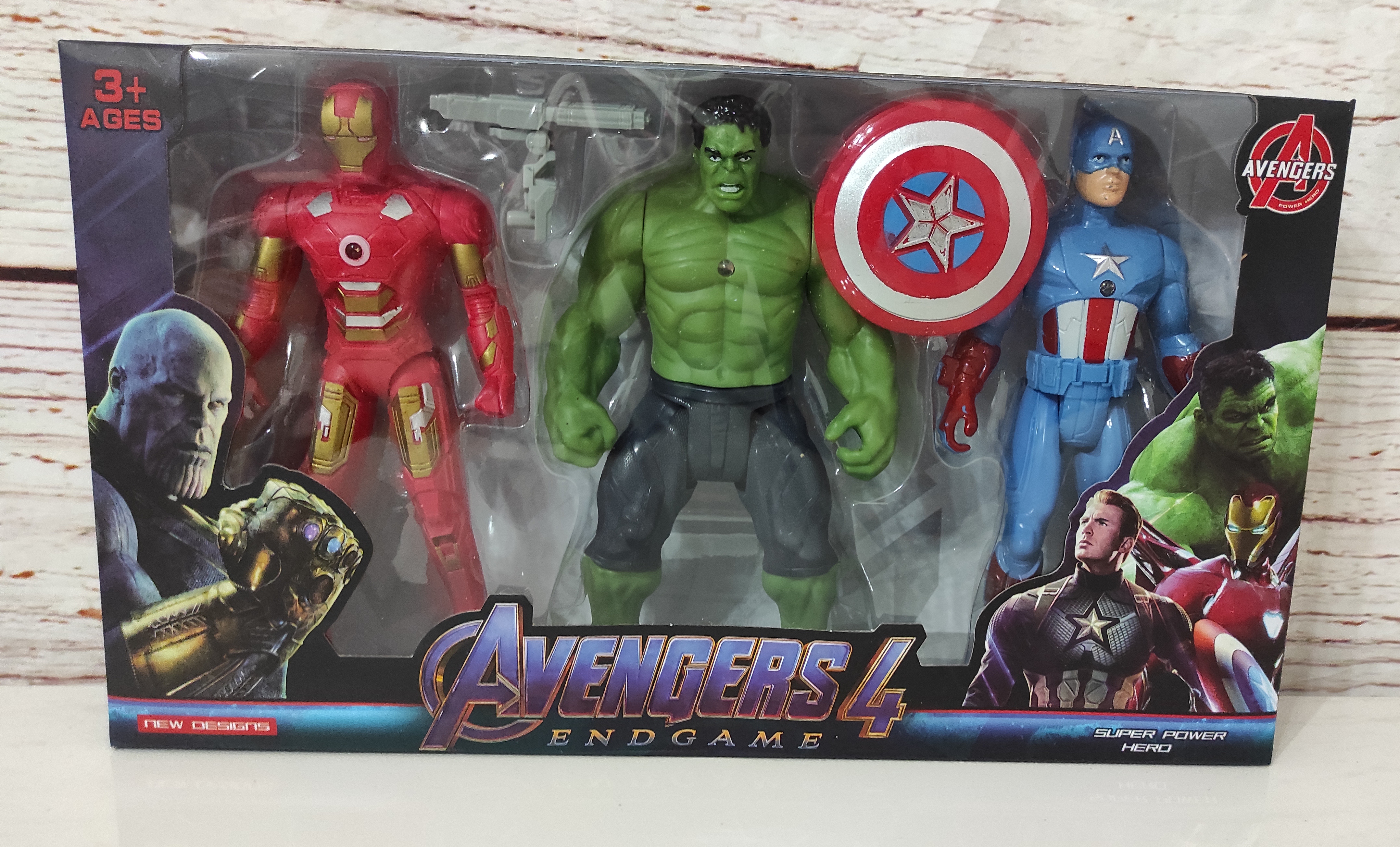 Sada figurek Avengers 3ks 