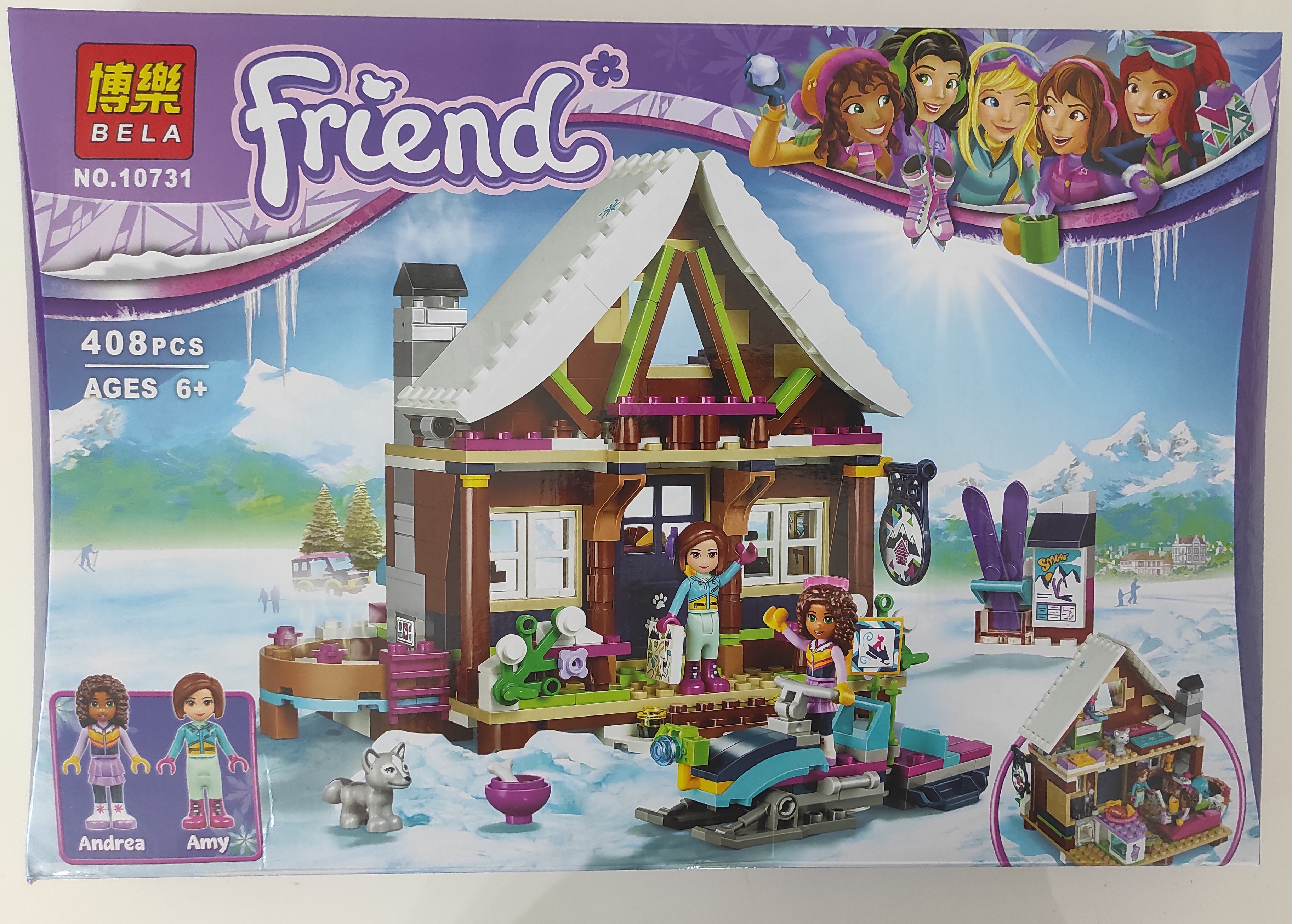Lego Friend 408 dílků sněhový dům 