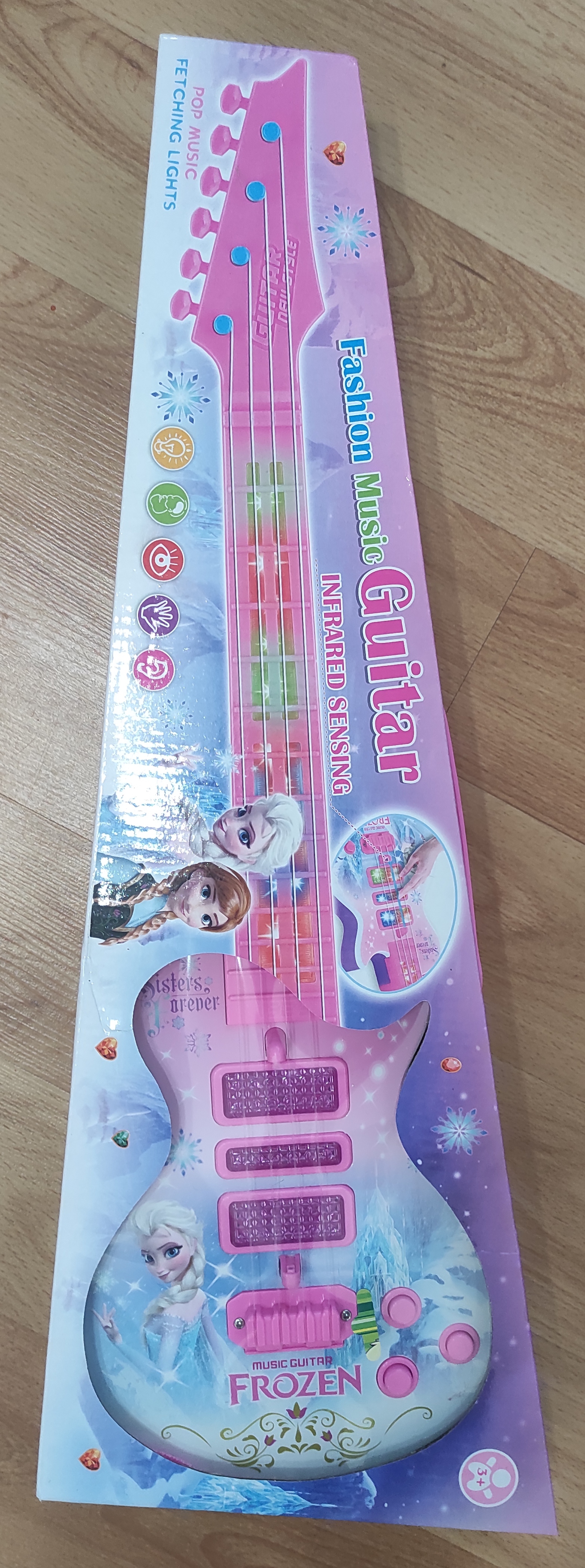 Kytara Frozen růžová 