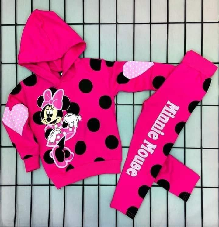 Růžový komplet Pinkie Minnie 