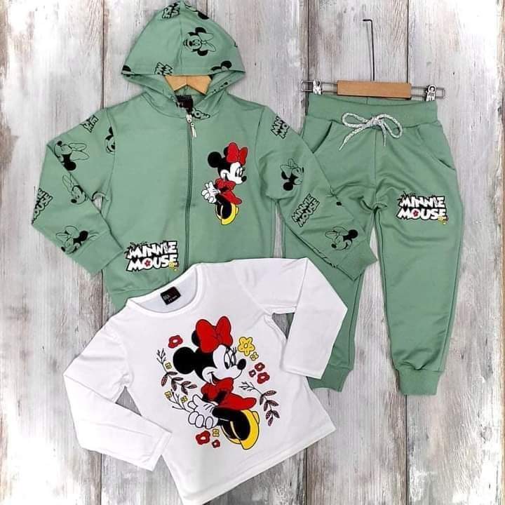 Zelený komplet Minnie Star 