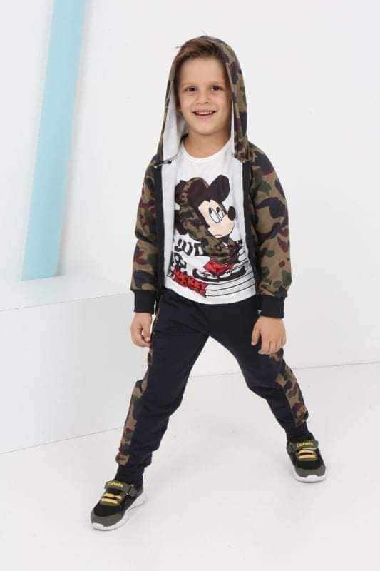 Chlapecký třídílný Komplet Mickey 