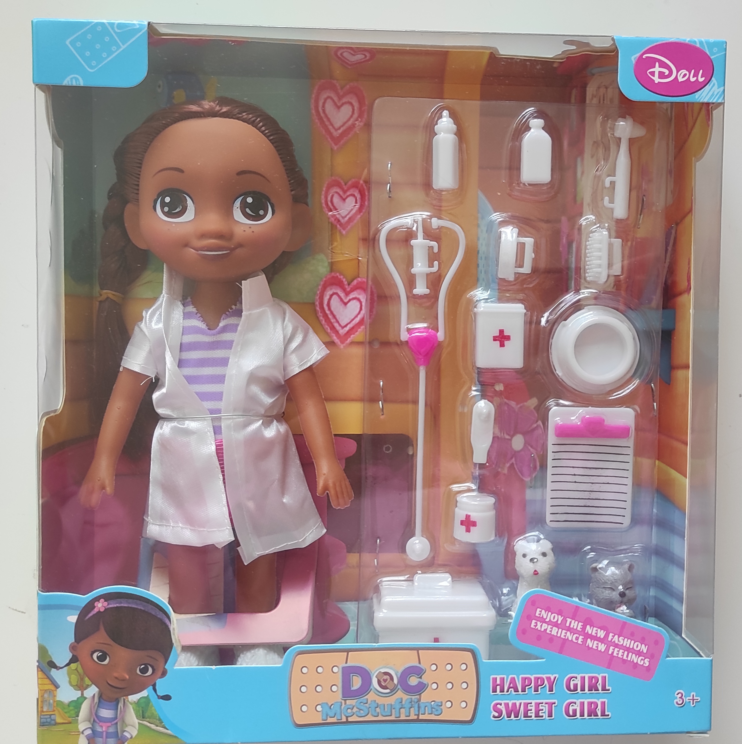 Doktorka plyšaková 21cm 