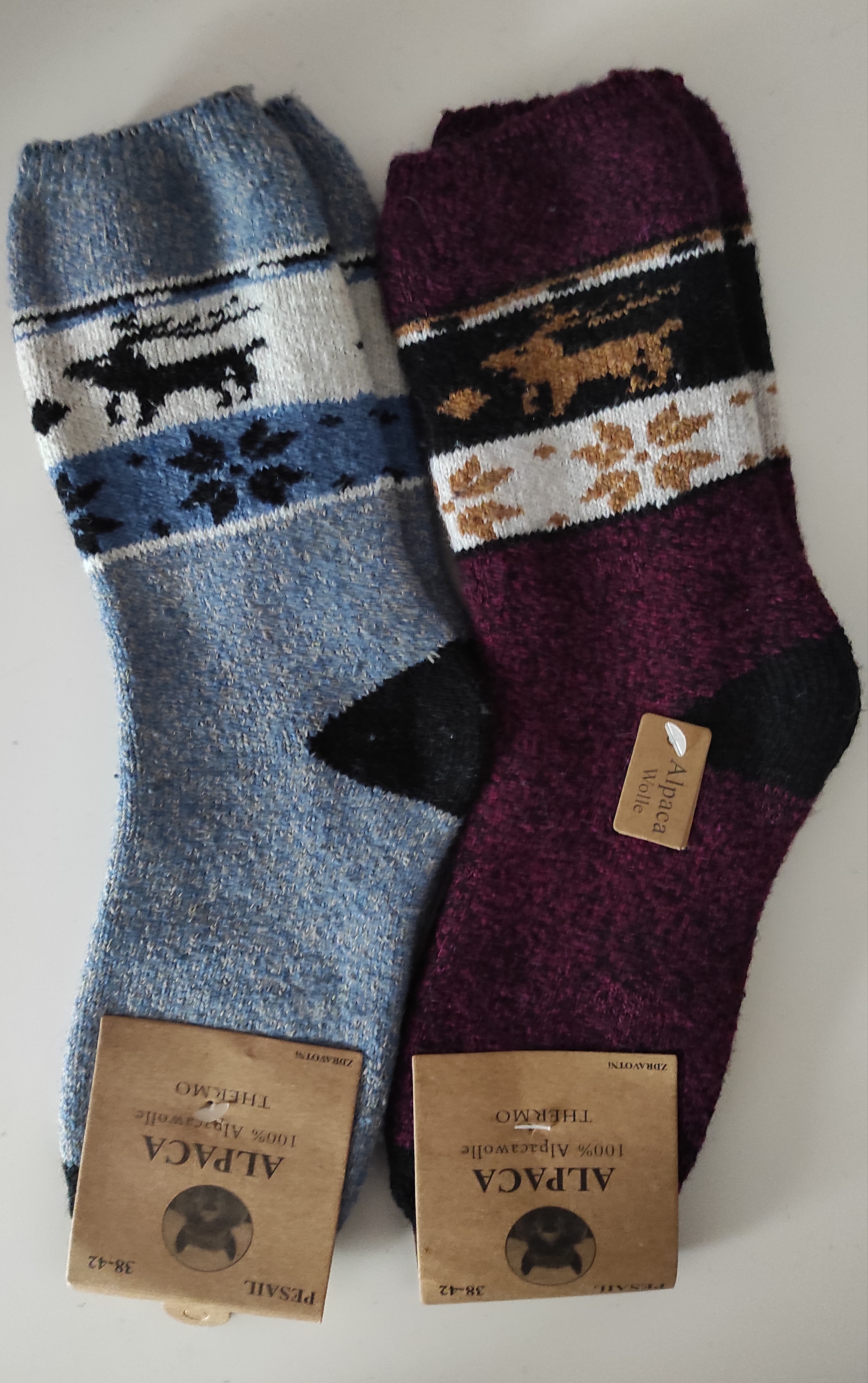 Teplé ponožky Alpaca 38-42