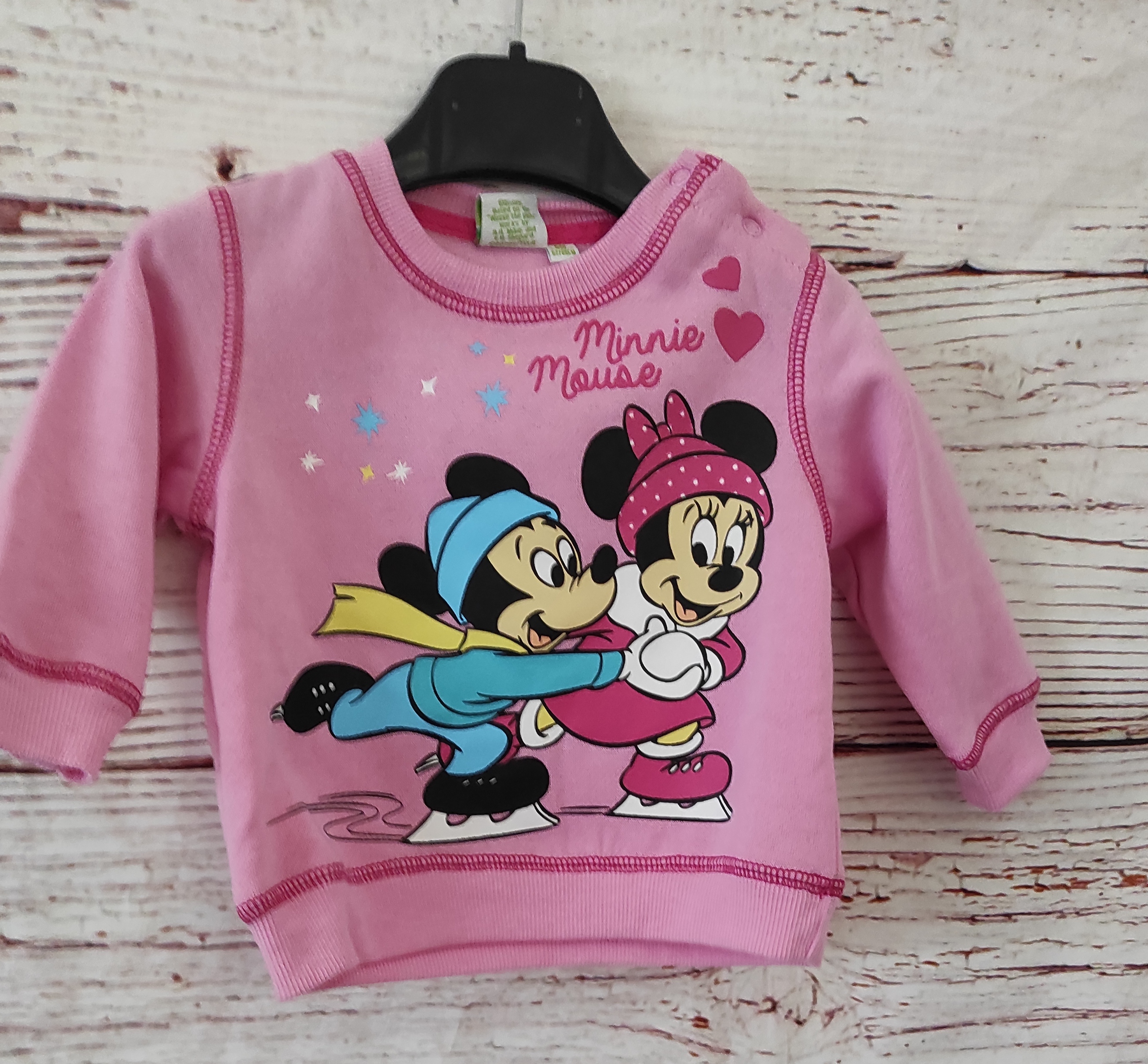Mikinka Minnie růžová vel.62-68