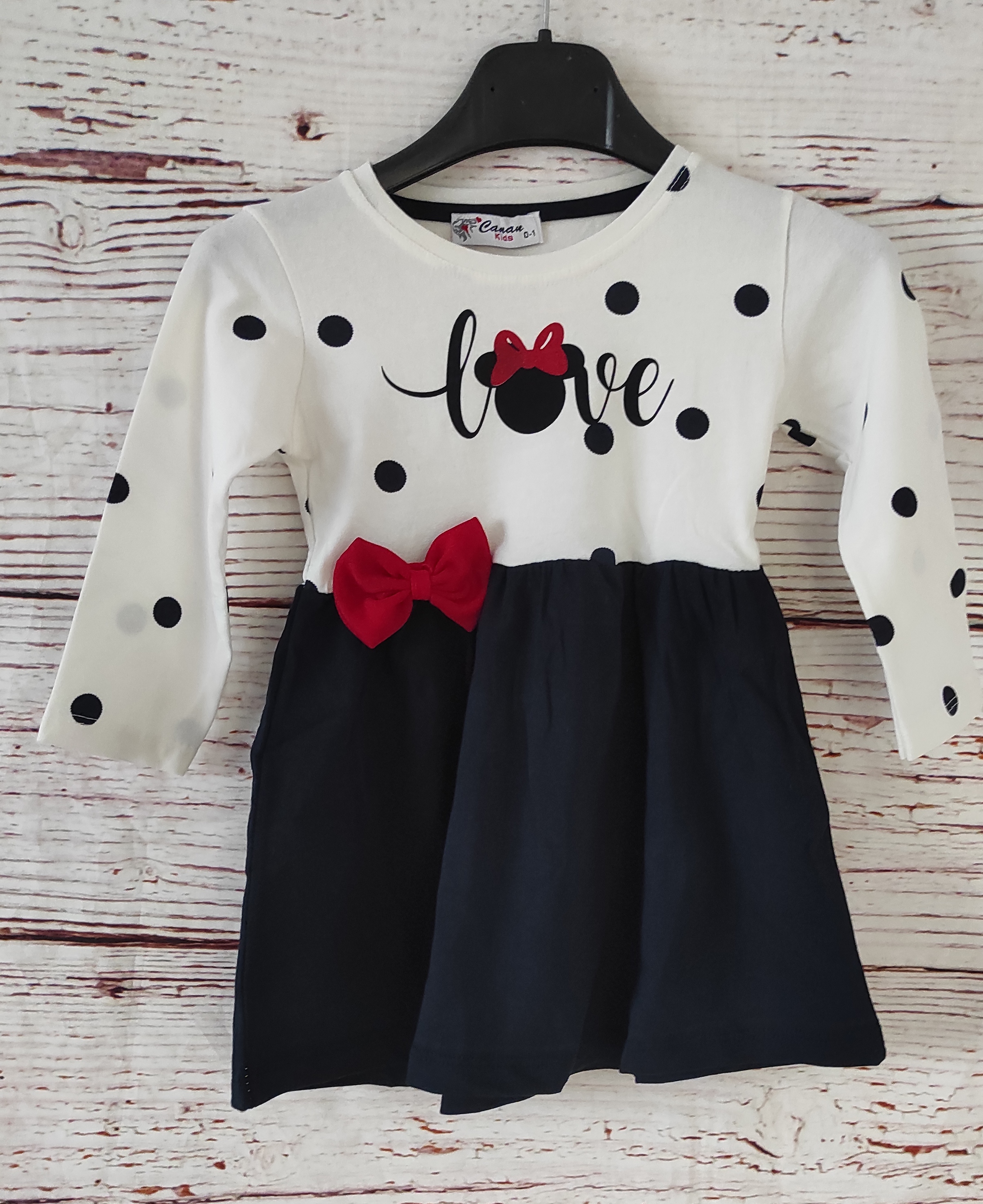 Šatičky Minnie Love 0-4 roky bílé 