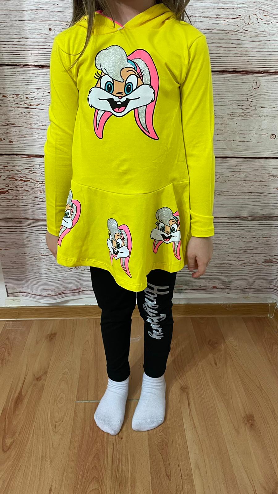 Králíčková souprava Bunny žlutá