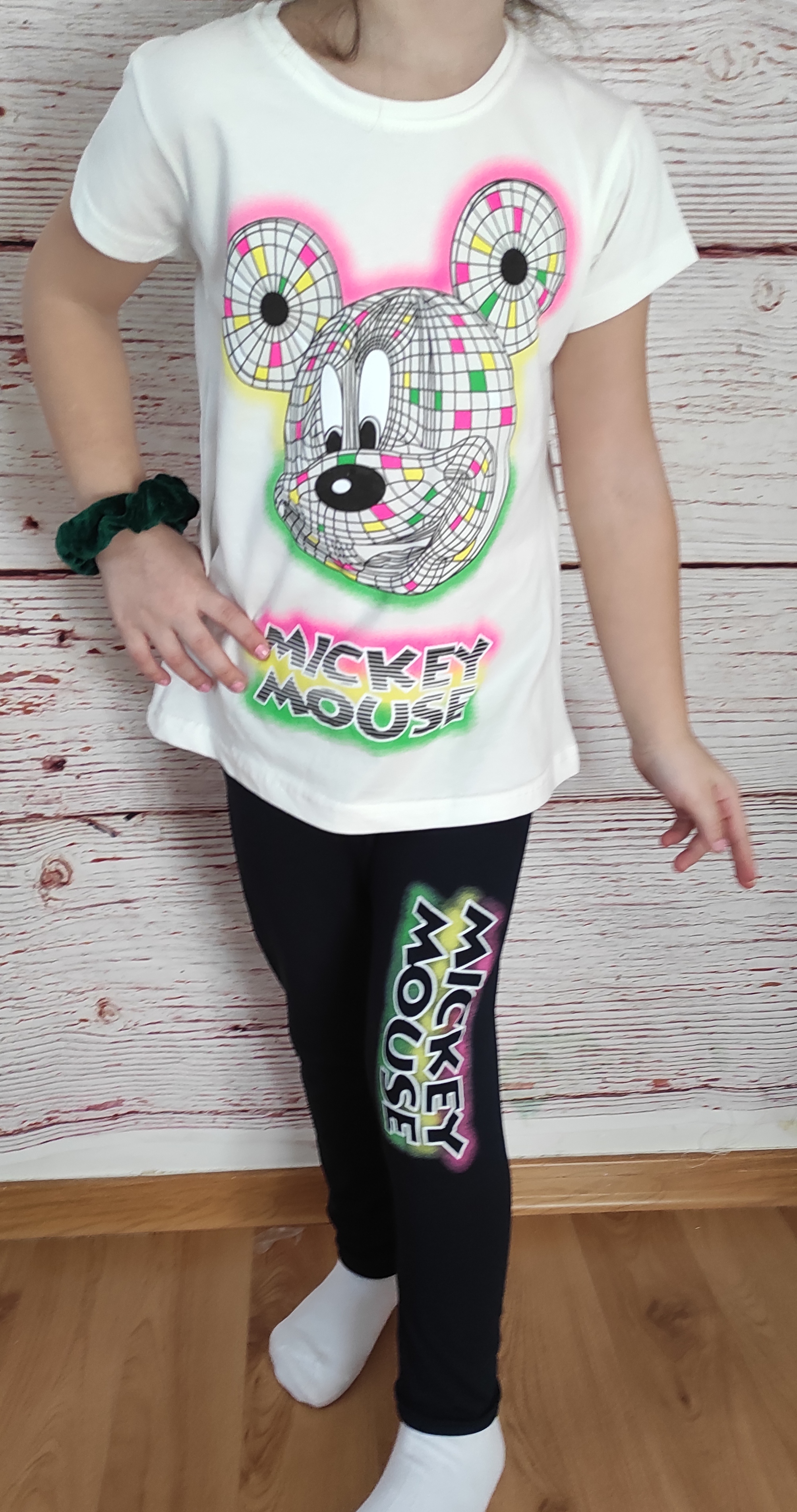 Komplet Minnie neonka