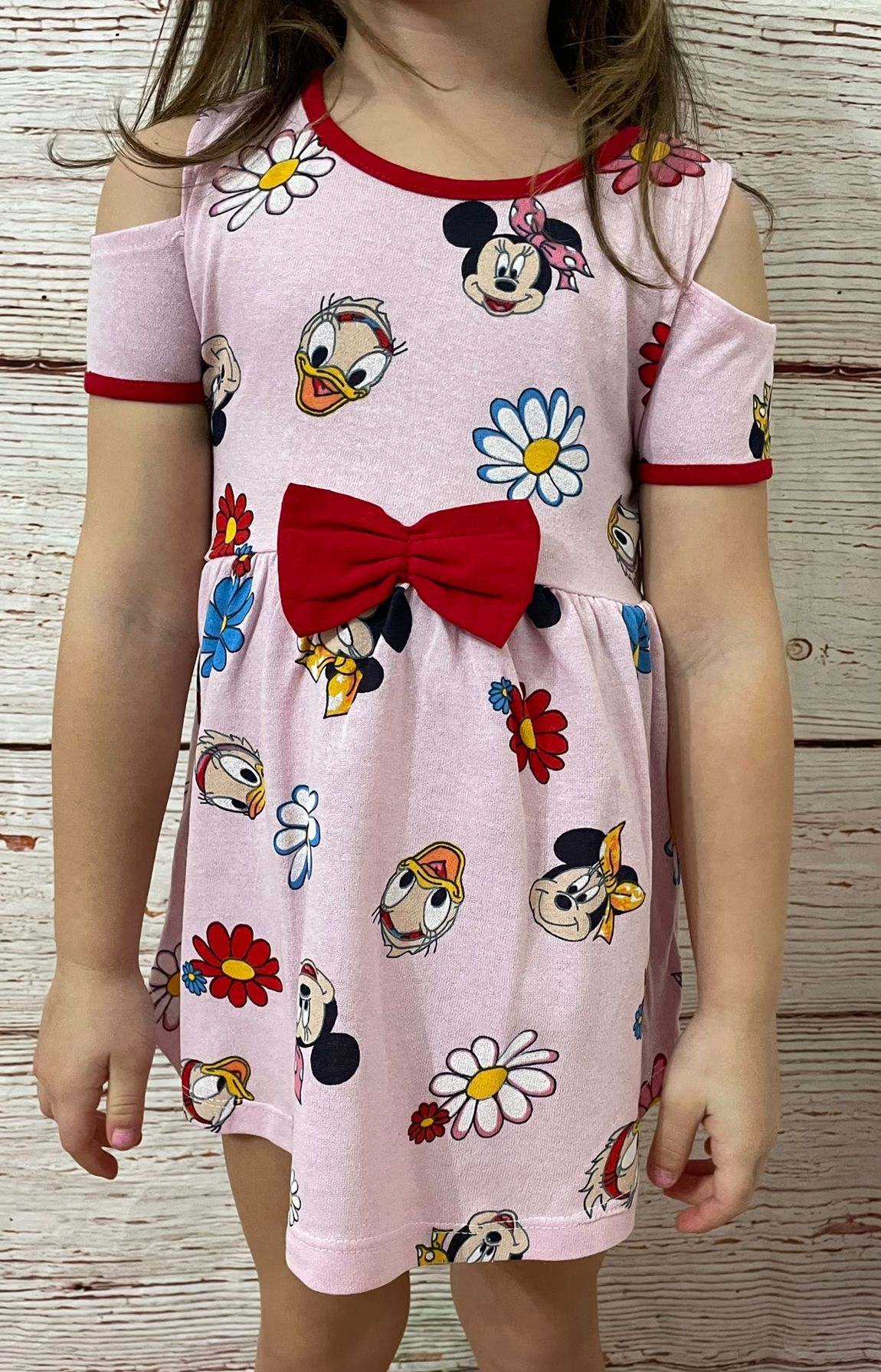 Šatičky Minnie Růžové ramínka 2-8 let 