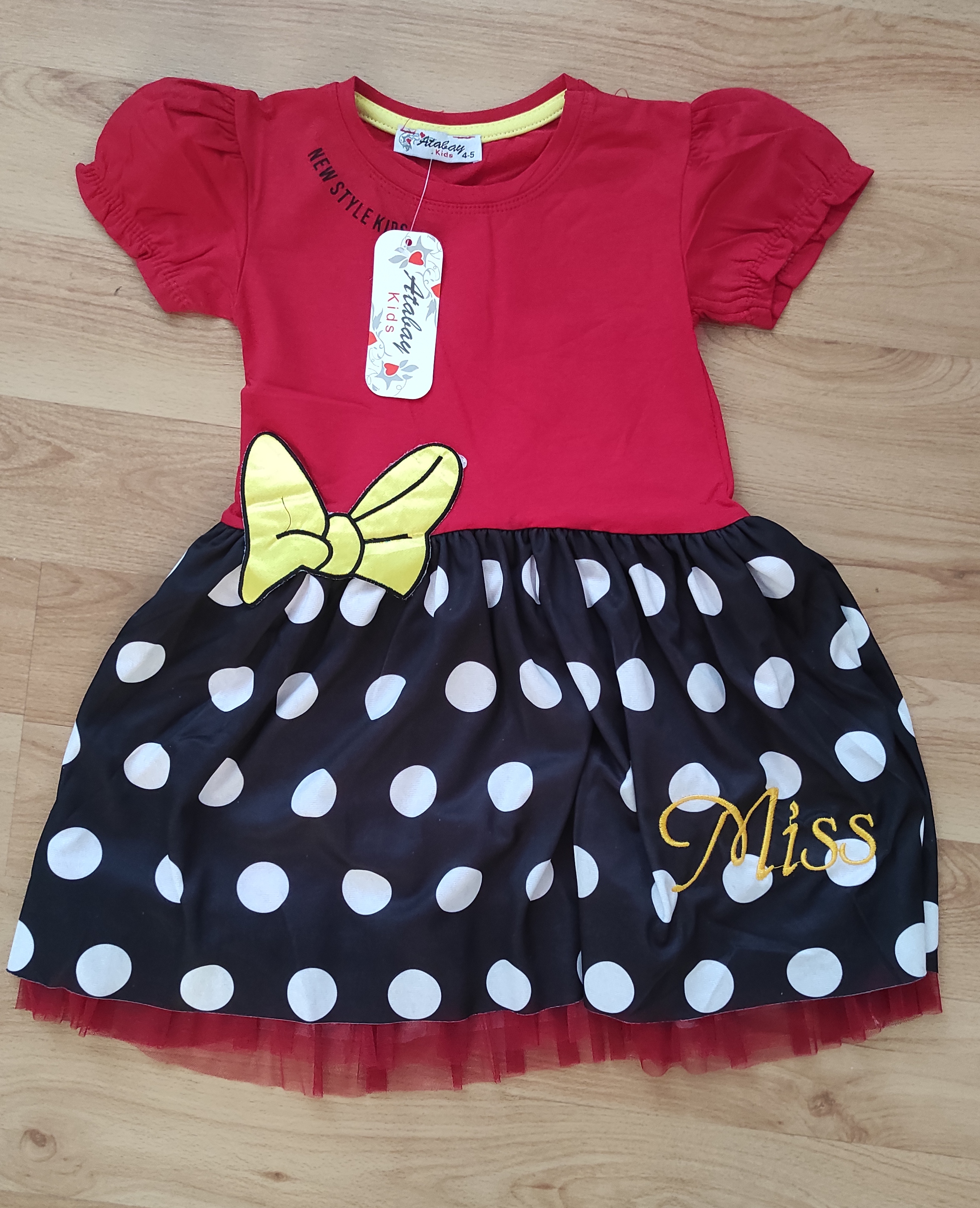 Šaty Minnie Candy mašle červené 