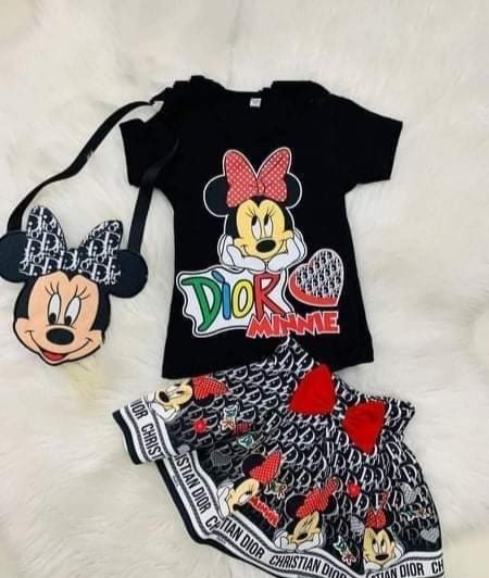 Třídílný komplet Minnie s kabelkou 