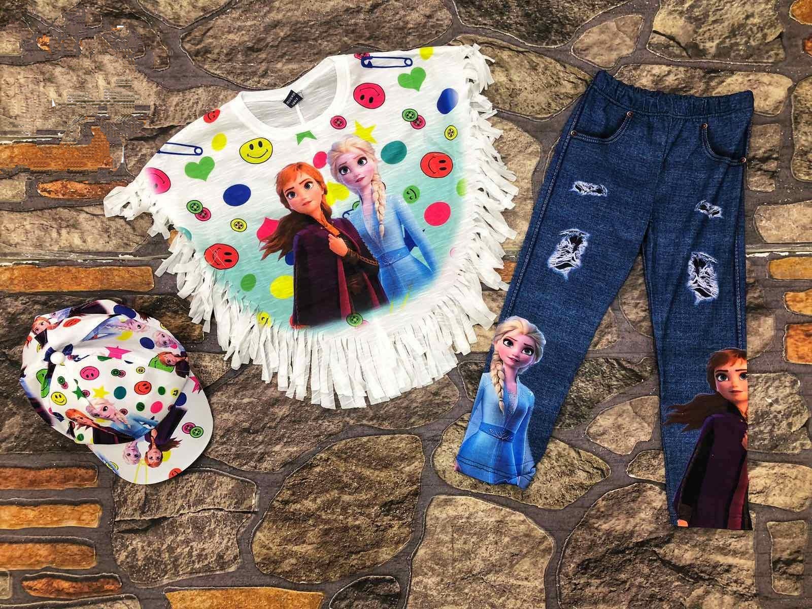 Pončo komplet Frozen Sister