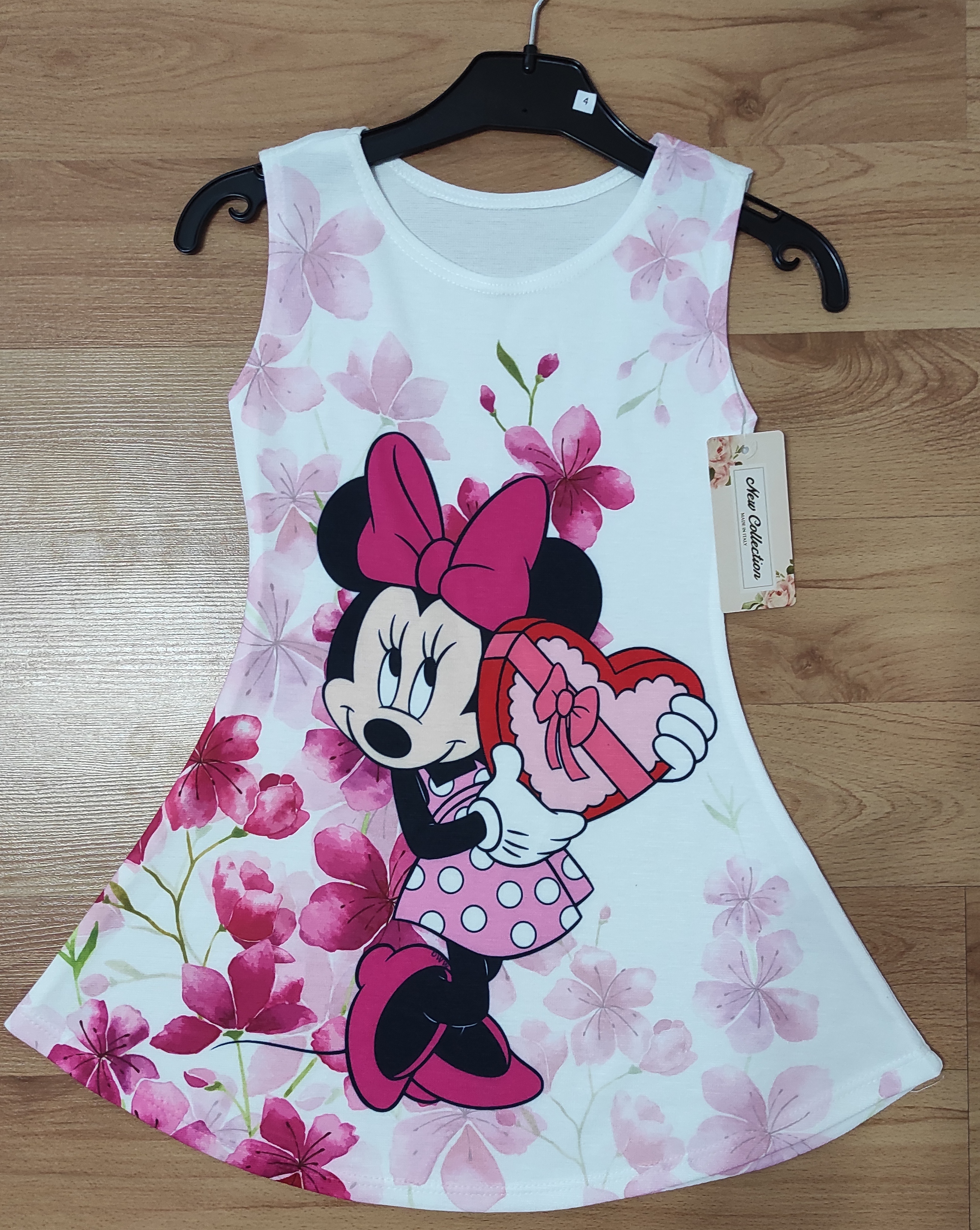 Šatičky Minnie srdíčko  4-14 let 