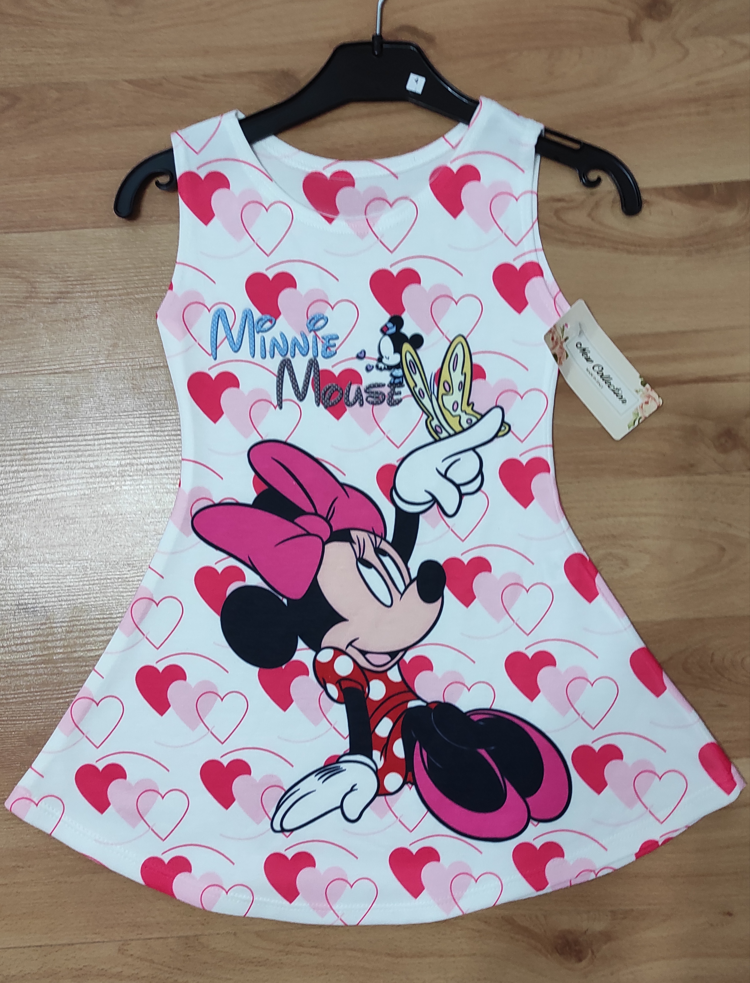 Šatičky Minnie srdíčko  4-14 let 