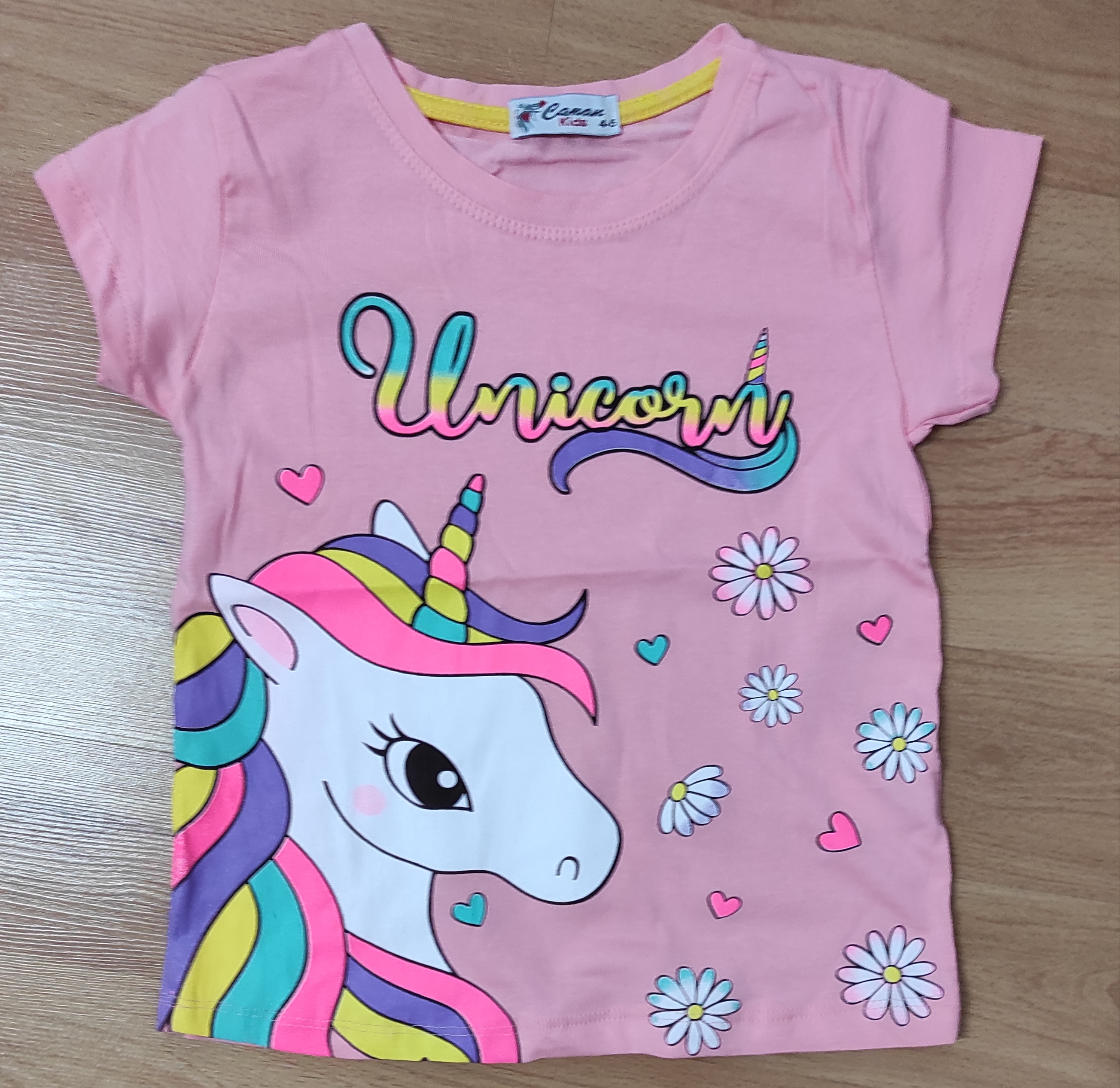 Tričko Unicorn lososová 