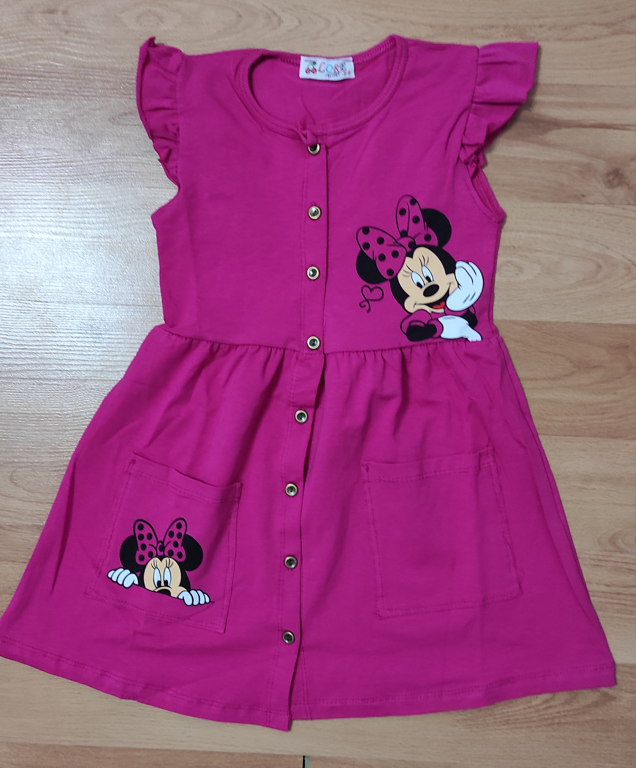  Šatičky Minnie Nice vínová 