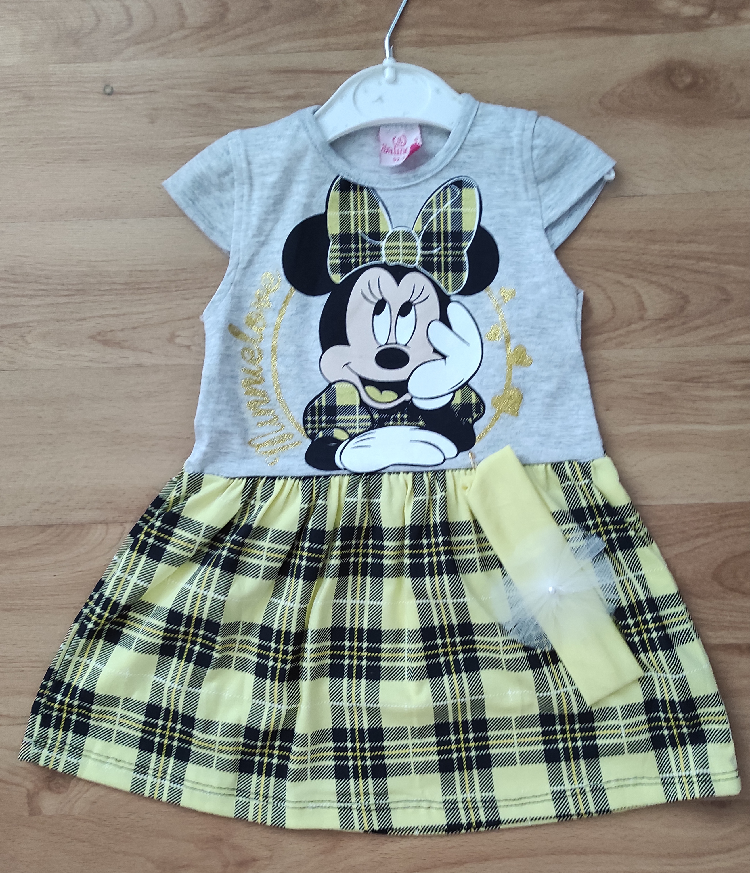 Šaty Minnie Kiss žlutá 