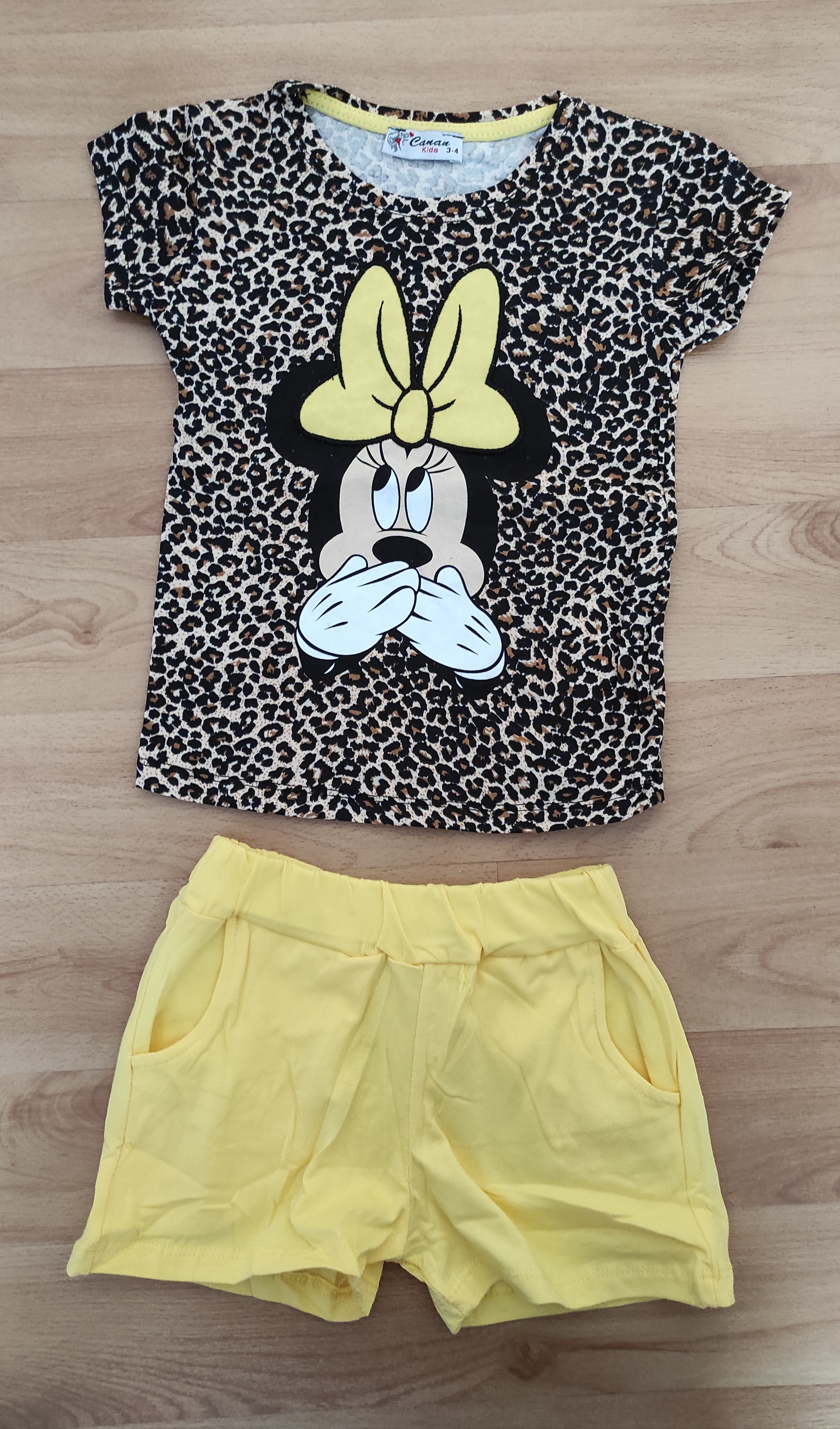 Komplet Minnie Smile Star žlutá 