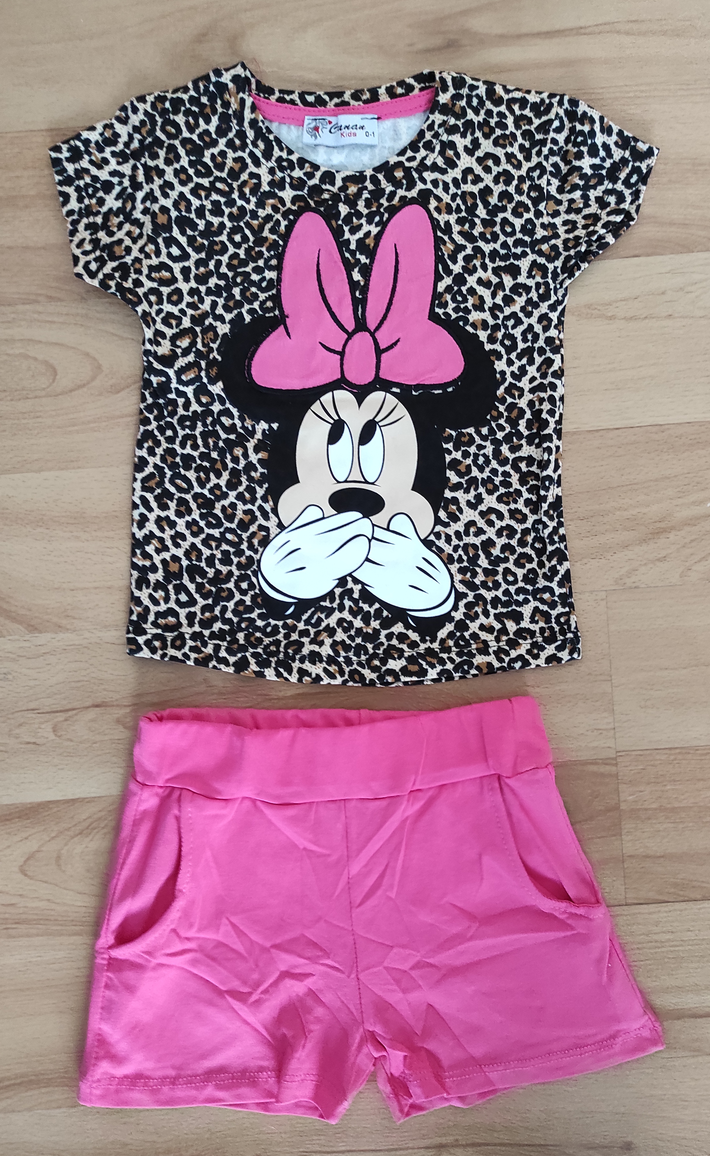Komplet Minnie Smile Star vínová 
