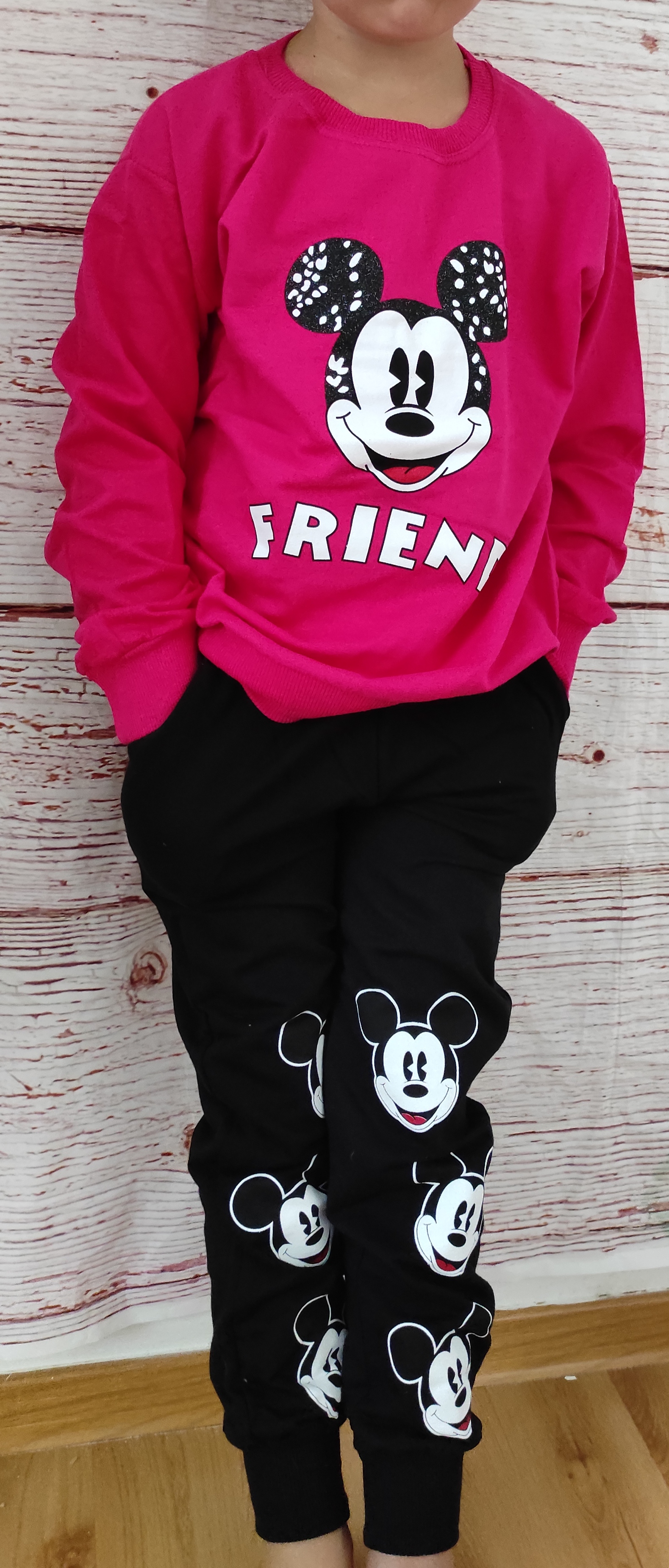 Tepláková souprava Mickey Time tm.ruzova