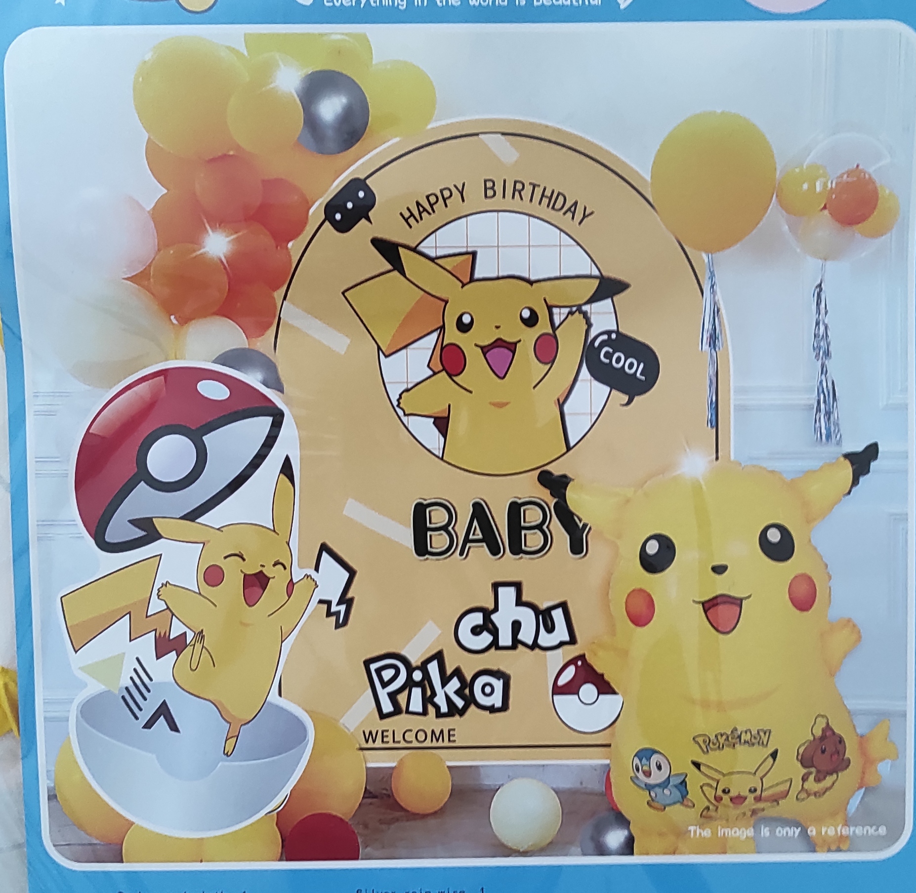 Narozeninová sada Pikachu 