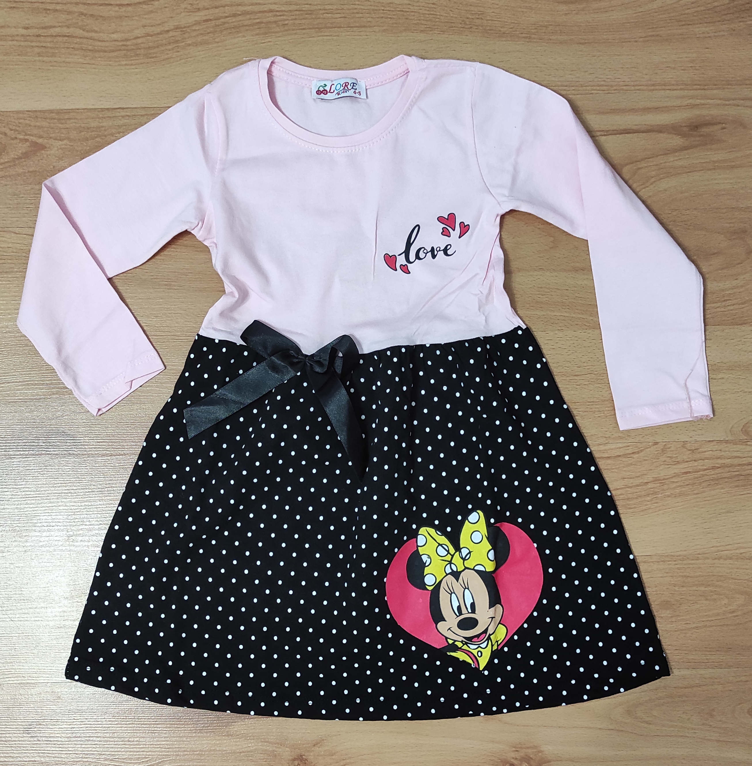 Šaty Minnie bow sv.ruzova