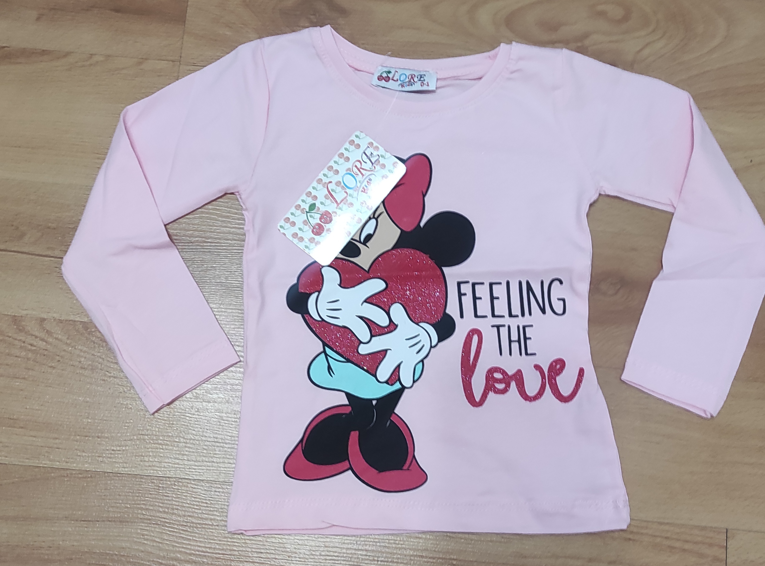 Tričko Minnie Feeling in love sv.ruzova 