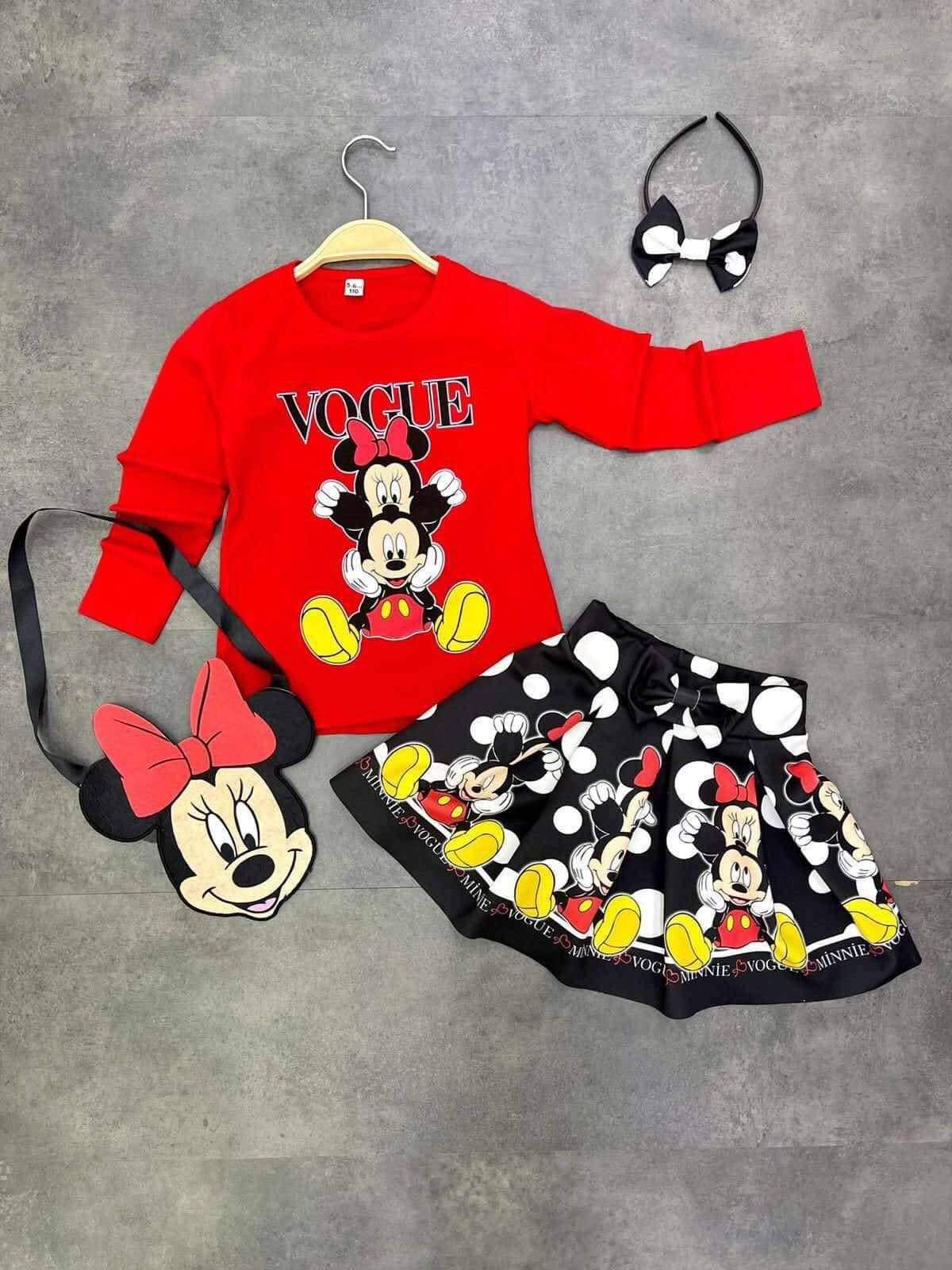 Komplet Minnie se sukýnkou Vogue 