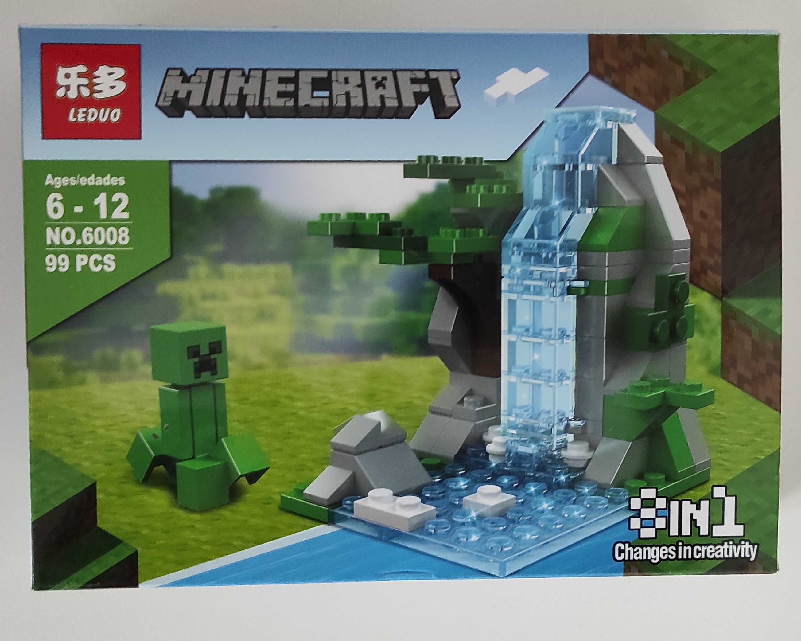 Stavebnice Minecraft 99 dílků No.6008